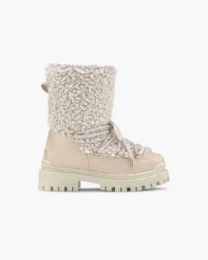 Botas de Inverno INUIKII Riccio Vegano Branco Portugal | 958064ZKG