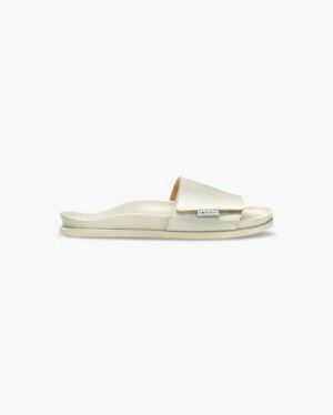 Chinelos INUIKII Arc Velcro Off-White Portugal | 132069EXI