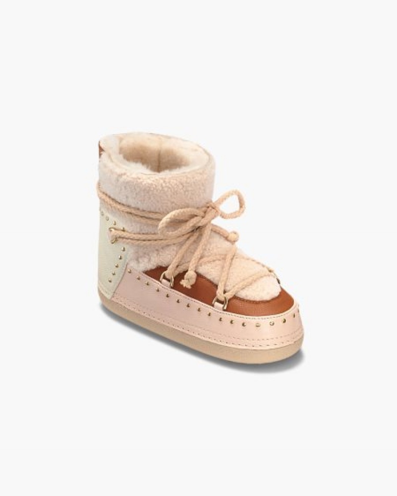 Botas de Inverno INUIKII Curly Rock Sand Portugal | 518063PBU