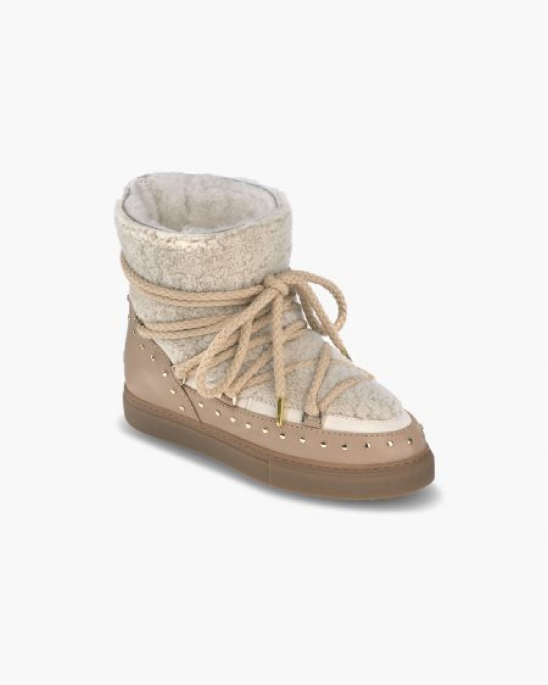 Sapatilhas INUIKII Curly Rock Wedge Bege Portugal | 540768BVS