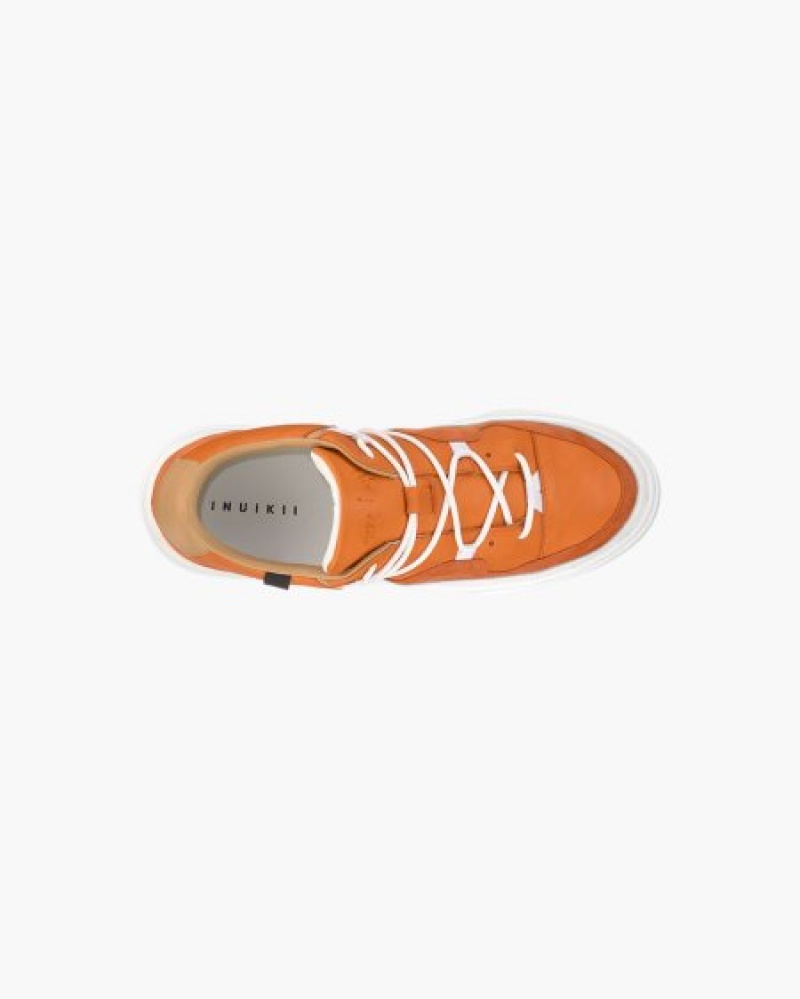 Sapatos Couro INUIKII Hugo Sauvage Laranja Portugal | 836294SUQ