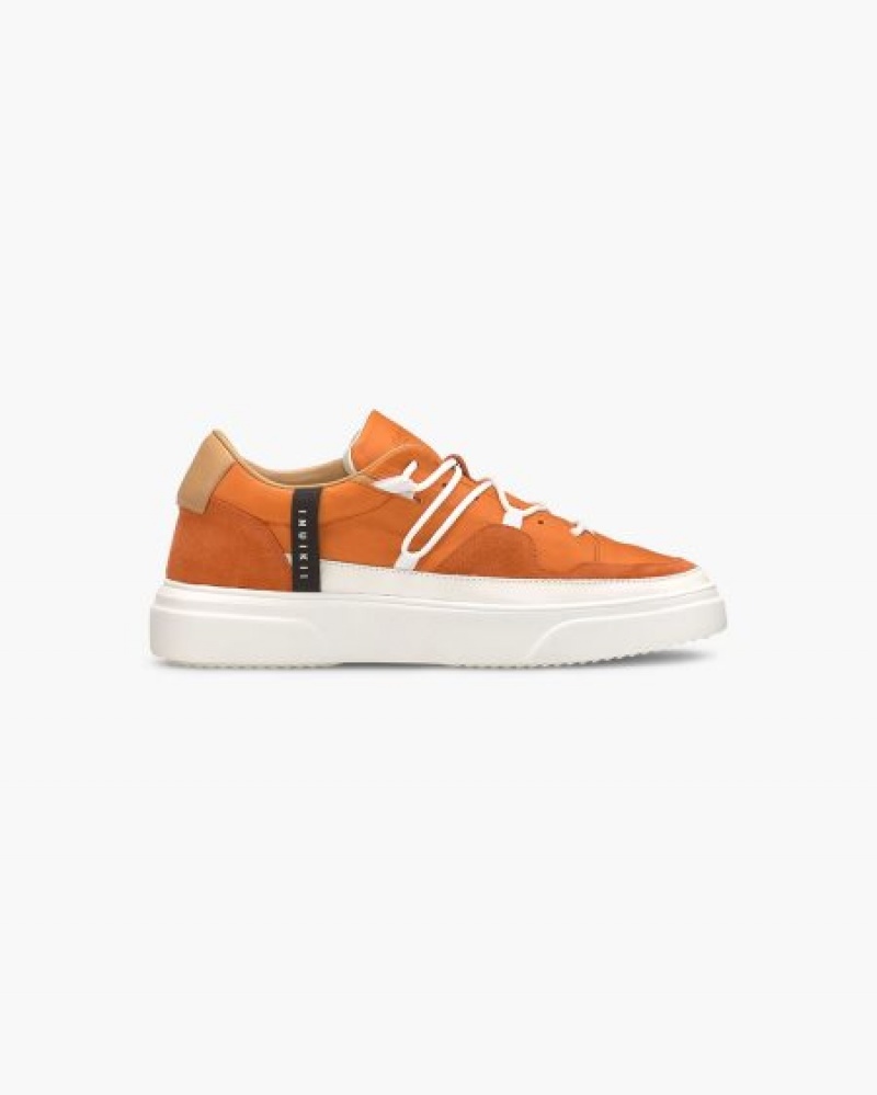 Sapatos Couro INUIKII Hugo Sauvage Laranja Portugal | 836294SUQ