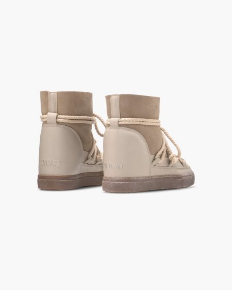 Tênis De Inverno INUIKII Classicos Wedge Bege Portugal | 376140TBU